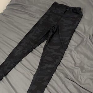 Women's Black Camouflage Leggings